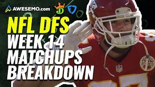 NFL DFS Matchups Breakdown Week 14 for Daily Fantasy NFL | NFL DFS Strategy