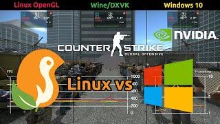 Counter-Strike: Global Offensive Benchmark - Linux vs Windows