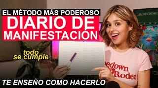 Todo lo que escribo SE CUMPLE con mi DIARIO DE MANIFESTACIÓN | método poderoso de Ley de Atracción