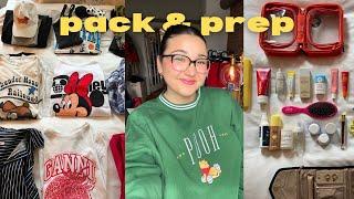 pack & prep with me for disney world!!  trip plans, how to use packing cubes, what's in my bag