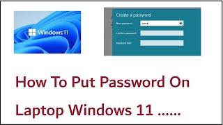 How To Put Password On Laptop Windows 11