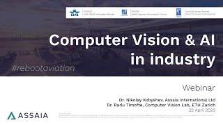 Webinar: Computer Vision & AI in industry