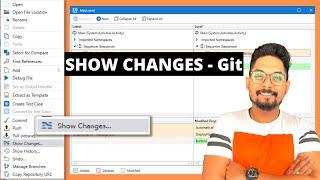 GitHub View Changes , Compare Changes , Review Changes Prior Commit from UiPath Studio