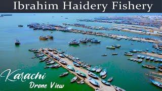Ibrahim hyderi Fishery Drone View 2021 | Karachi Drone View