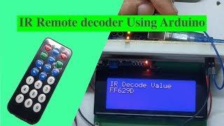 IR Remote decoder Using  Arduino | IR Decoder | Earthbondhon