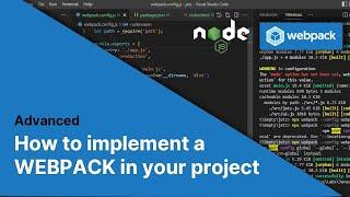 How to install and setup Webpack using NodeJs (advance)