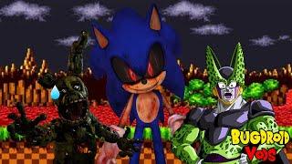 THAT IS NOT SONIC!!! Cell and Springtrap play sonic.exe (VOLUME WARNING!!!)