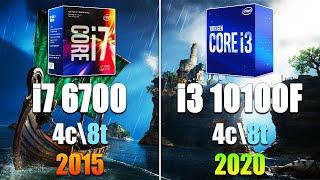 i3 10100F vs i7 6700 Test in 7 Games