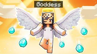 Playing As A GODDESS In Minecraft!