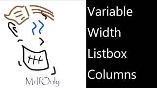 Variable Width Listbox Columns (Excel VBA)