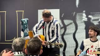 James Black setting up for a session @ Tottenham Hotspur Stadium