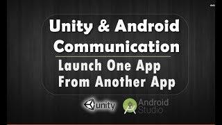 launch one app from another app (Unity & Android studio)