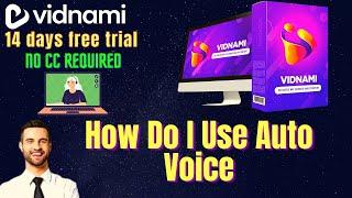 How Do I Use Auto Voice| vidnami tutorial