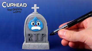 Making Goopy Le Grande Gravestone Phase (Cuphead) - Polymer Clay Tutorial