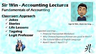 Lecture 04: Financial Transaction Worksheet. [Fundamentals of Accounting]