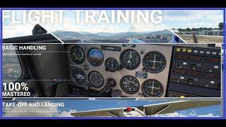 Flight Basics training in MS Flight Sim 2020