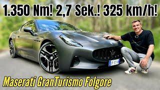 Maserati GranTurismo Folgore: Ich fahre den Supersportwagen mit 1.350 Nm Drehmoment und 762 PS! Test