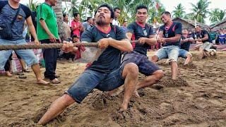 Final Game Keseruan Lomba Tarik Tambang 17an di Pantai Gosong