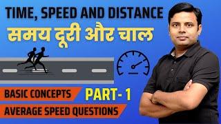 Part-1 | Time and Distance | Time Speed Distance concepts - speed distance time | Abhishek Chauhan