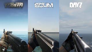 EFT VS Scum VS Dayz (Weapon Comparison)