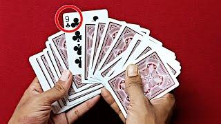 Unique magic with leaves. Card Magic Trick in Hindi