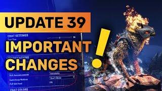Update 39 - All IMPORTANT Changes, Nerfs & Buffs | The Elder Scrolls Online