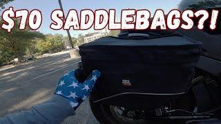 I found the cheapest saddlebags on Amazon - and it's actually good!