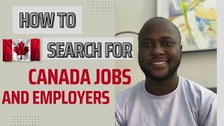 How to search for Canada jobs and employers