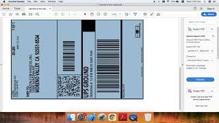 How to Print label with Lufier Printer when mutiple labels in one PDF