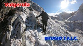 Valgerola: Rifugio F.A.L.C. con la prima neve