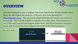 Methods to Migrate Data from OpenCart to WooCommerce store