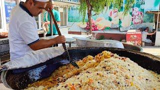 Best Uzbek pilaf making recipe | National food in Uzbekistan