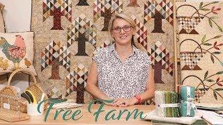 Laundry Basket Quilts - Quilting Window Episode 8: Tree Farm