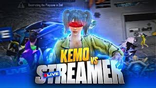 KEMO vs Live STREAMER Squad! [++Failed] | BGMI 