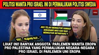 SERU! Anggota Parlemen Wanita Pro ISRAEL ini Habis di Ulti oleh Politisi Wanita SWEDIA Pro PALESTINA