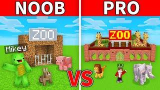 Mikey and JJ Built a Zoo for EVERY ANIMAL in Minecraft (Maizen)