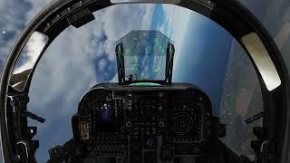 Saved friendly Su-25 from MiG-21Bis - DCS AV-8B