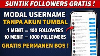 Gratis Sepuasnya! Cara Menambah Followers Instagram Gratis Permanen Tanpa Akun Tumbal