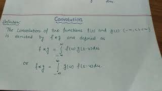 Convolution Theorem(Fourier transform)