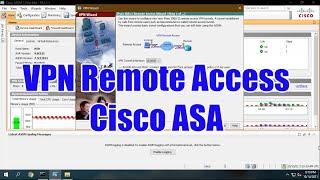 How to configuration VPN Remote Access on Cisco ASA