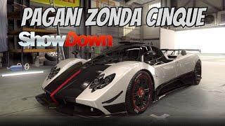 CSR2 | PAGANI ZONDA CINQUE | Maxed Tune / Shift Pattern Manual Launch | Showdown