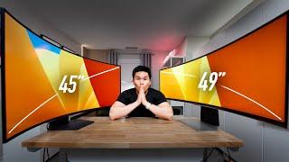 How Wide is TOO WIDE? LG 45GS95QE vs Samsung Odyssey Neo G9 OLED!