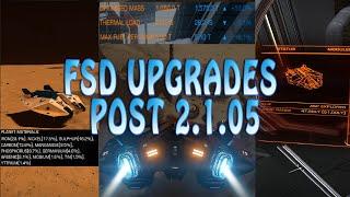 Elite Dangerous: FSD UPGRADES (POST 2.1.05 PATCH)