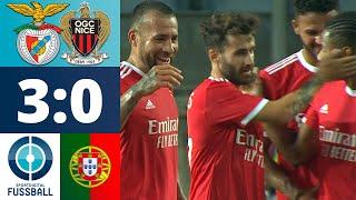 Roger Schmidt vs. Lucien Favre - Benfica gewinnt deutlich | Benfica Lissabon - OGC Nizza