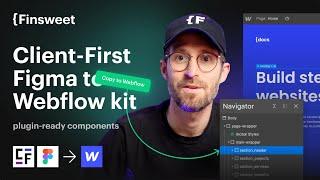 Client-First Figma to Webflow kit! | Plugin ready components