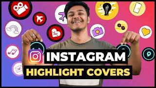 How To Create Instagram Story Highlight Covers | Make Instagram Highlight Icons (Quick & Easy)