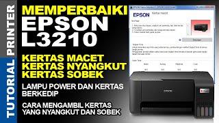 Penyebab Dan Cara Mengatasi Kertas Printer Epson L3210 Nyangkut Macet Sobek