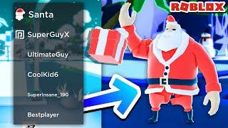 I pretended to be SANTA CLAUSE in YOUTUBE SIMULATOR X... (ROBLOX)