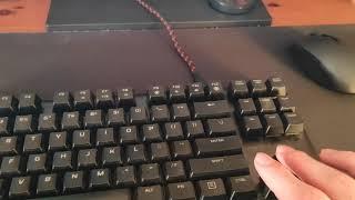 (Clicking Test ) HyperX Alloy FPS Pro (Cherry MX Red ) SOUND TEST!!!