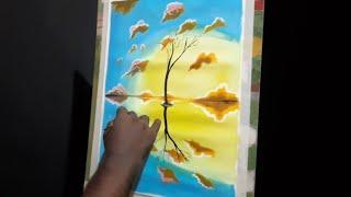 Acrylic painting || Done By sajith ks Malayalam Art channel